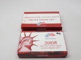 2 Silver US Proof Sets: 2008, 2009