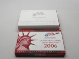 2 Silver US Proof Sets: 2006, 2007