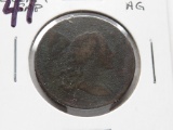 Liberty Cap Large Cent 1794 AG corrosion