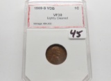 1909-S VDB Lincoln Cent PCI Very Fine (Lightly Cleaned) KEY DATE