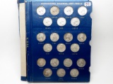 Whitman Washington Quarter Album (spine broken), 1932-64 complete, 112 Coins some Unc-BU. 1932D G, 1