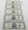 5-$5 Silver Certificates 1953 Series, up to EF (291953, 2-53A, 53B)