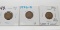 3 Lincoln Wheat Cents: 1911S F, 1926S VF, 1946S 