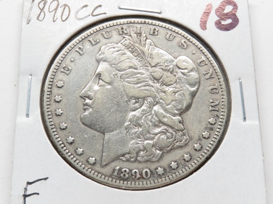 1890-CC Morgan Silver $ Fine (Better date)