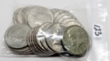 30 Kennedy Half $, up to AU: 3-40% Silver (1966, 67, 69), 76P, 26-76D