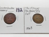 2 CWT: Knickerbocker Currency 1 Cent; 
