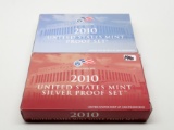 2-2010 US Proof Sets-1 Silver, 1 Clad