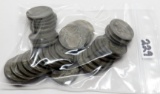 37 Silver Jefferson War Nickels