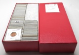 Lincoln Memorial Cent Dbl Stock Box, 161 Unc-Gem BU Coins, 67 dates, 1959-2015D