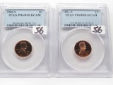 2 Lincoln Memorial Cents PCGS PR69RD DCAM 2000-S & 2001-S