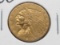 $2.50 Gold Indian Head Quarter Eagle 1910 AU