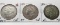 3 Morgan $ better dates: 1896 EF clea, 1896-O EF clea, 1896S VG ?PVC