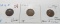 3 Lincoln Wheat Cents: 1913D EF light corrosion, 26S VF, 46S 