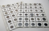 60 World Coins in vinyl pgs, few silver, Luxembourg, Notgeld, Germany OST, UK, Switzerland