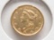 $1 Gold Indian Princess 1853 Type 1 rev solder