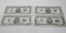 4-$5 Silver Certificates F-EF: 1934, 34A, 34B, 34C