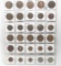 30 World Coins, assorted countries most copper, 1848-1991