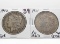 2 Morgan $: 1902 F, 1921 AU toned scrs
