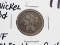 Nickel 3 Cent 1879 VF obv scratch, rim nick, light corr. Better date