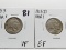 2 Buffalo Nickels Variety 1: 1913 VF, 1913D EF
