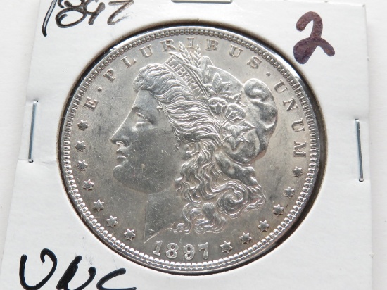 Morgan $ 1897 Unc