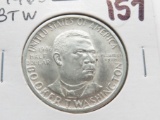 1946S Booker T Washington Commemorative Half $ AU