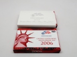 2 US Silver Proof Sets: 2006, 2007