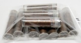 500 Lincoln Wheat Cents in plastic tubes, unsearched by us