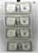 4-$1 Silver Certificates VF or better:  1935 D, E, F, G