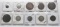 10 World Coins 1800's or earlier including 4 Silver