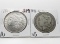 2 Morgan $: 1884 AU, 1892-O VG