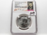 Kennedy Half $ 2014-D Silver High Relief 50th Ann. NGC SP69