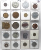 20 Tokens/vinyl pg: Sandwich Il, UP, Grant/Yosemite, Ford, Hawaii, KCI, Democrat 1936/40, St Joseph