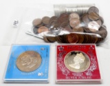 167 World Coins: 165 Canada few silver (123 Cents, 19-5 Cent, 6-10 Cent, 18-25 Cent); 1952-77 Queen