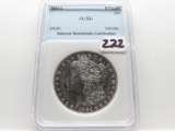 Morgan $ 1884-S NNC CH AU+ (Tough date in better grades)