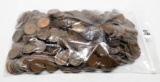 500 Lincoln Wheat Cents M/L, 54.5oz, unsearched by us