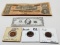 Collection Remains: Ancient Coin; 1965 Lincoln/Kennedy Cent; Double Head Lincoln; $10 CSA copy; mini