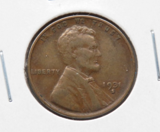 Lincoln Cent 1931S EF better date
