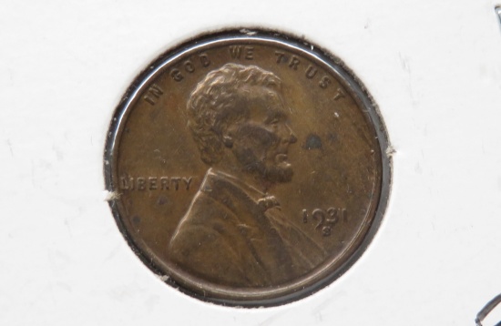 Lincoln Cent 1931S EF better date