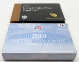 2 US Proof Sets: 2010, 2011