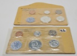 2 US Proof Sets: 1963, 1964