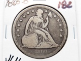 Seated Liberty Silver $ 1860-O VG/G