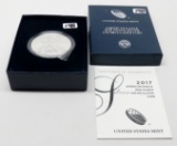 American Silver Eagle $ 2017 CH BU (Box/COA)