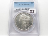 Morgan Silver $ 1898 PCGS MS63 Prooflike