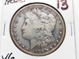 Morgan $ 1902S VG better date