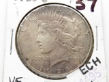 Peace $ 1928S VF toned better date