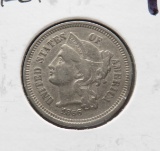 Nickel 3 Cent 1866 EF