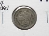 Nickel 3 Cent 1873 EF
