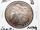 Morgan $ 1881S Gem BU nicely toned