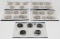 5-10 Coin Quarter Proof Sets, no outer boxes: 2002, 2003, 2-2004, 2005